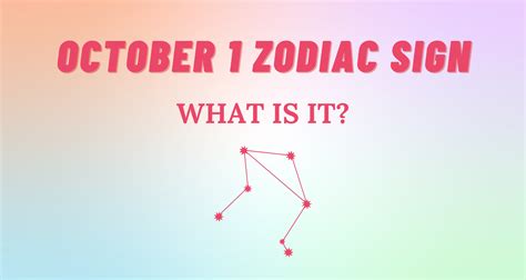 oct 1 zodiac sign